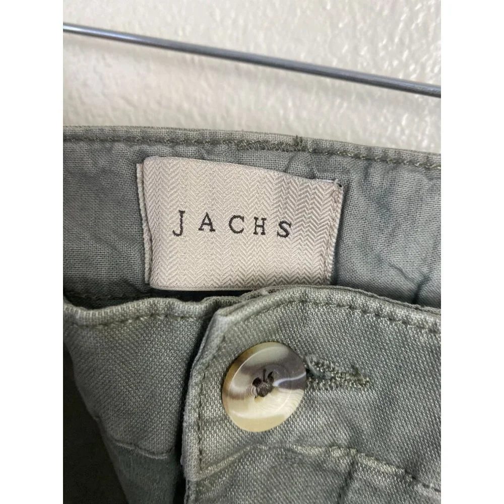 JACHS Mens Cargo Pants size‎ 40x30 Green Cotton Blend utility Y2K 90s Streetwear